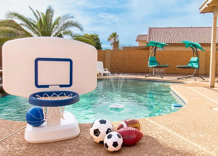 Heated Pool King Bed Firepit Work Station *