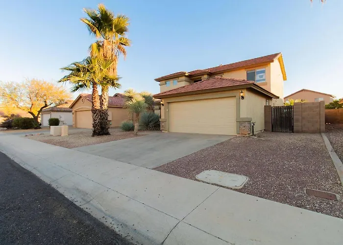Heated Pool King Bed Firepit Work Station Casa Grande